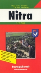 Nitra mapa mesta /