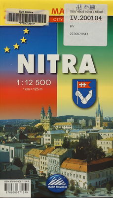 Nitra mapa mesta.