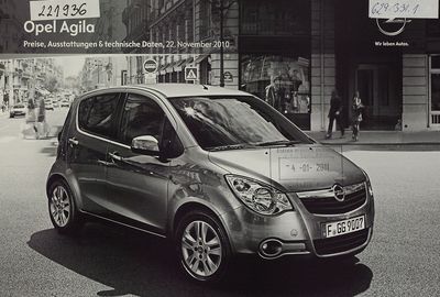 Opel AGILA. 22. November 2010