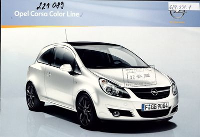 Opel CORSA Color Line. 05/2010