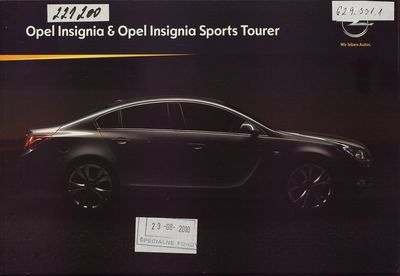 Opel INSIGNIA & Opel INSIGNIA Sports Tourer. 06/2010