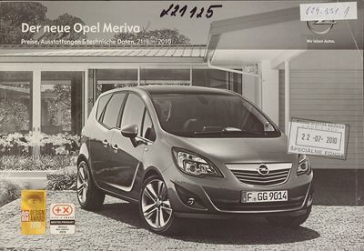 Opel MERIVA. 21. Juni 2010