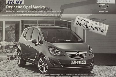 Opel MERIVA. 22. November 2010