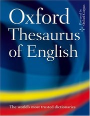 Oxford thesaurus of English /