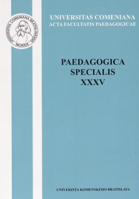 Paedagogica specialis. XXXV /