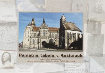 Pamätné tabule v Košiciach /