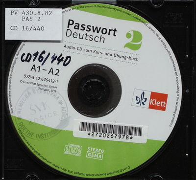 Passwort Deutsch 2 : Audio-CD zum Kurs- und Übungsbuch. A1 - A2