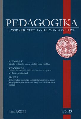 Pedagogika : časopis pro vědy o vzdělání a výchově.
