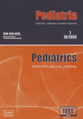Pediatria : vedecko - odborný lekársky časopis.