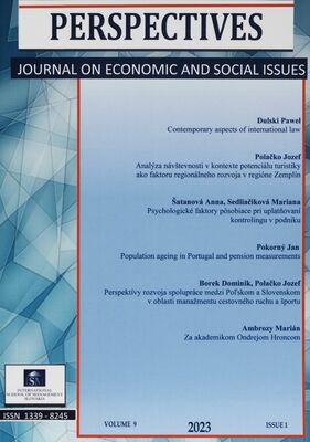 Perspectives : journal on economic and social issues.