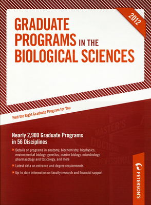 Petersoin´s graduate programs in the biological sciences 2012.