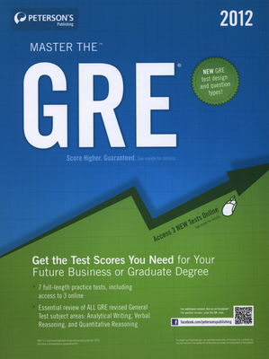 Peterson´s Master the GRE 2012.
