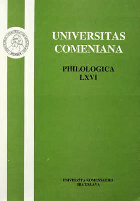 Philologica : (zborník príspevkov učiteľov Katedry jazykov FiF UK v Bratislave). LXVI, Lingua academica 1 /