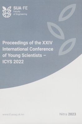 Proceedings of the XXIV International Conference of Young Scientists - ICYS 2022 /