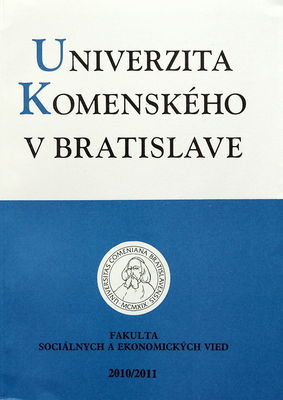 Ročenka : kreditový systém štúdia : akademický rok 2010/2011 /