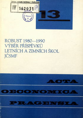 Robust 1980-1990 : výběr příspěvků letních a zimních škol JČSMF /