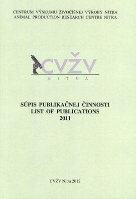 Súpis publikačnej činnosti 2011 /