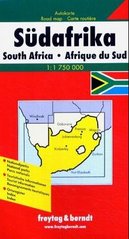 Südafrika. : Autokarte 1:2 000 000. Ortsverzeichnis.
