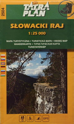 Słowacki raj mapa turystyczna.