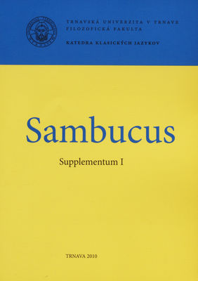 Sambucus : Supplementum I /