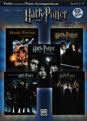 Selection from Harry Potter instrumental solos (movies 1-5) : level 2-3 : piano.