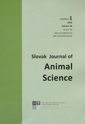 Slovak journal of animal science.