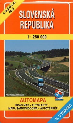 Slovenská republika automapa : s registrom obcí /