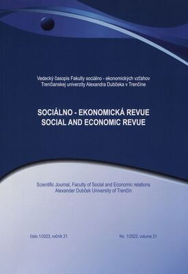 Sociálno-ekonomická revue : vedecký časopis Fakulty sociálno-ekonomických vzťahov Trenčianskej univerzity Alexandra Dubčeka v Trenčíne.