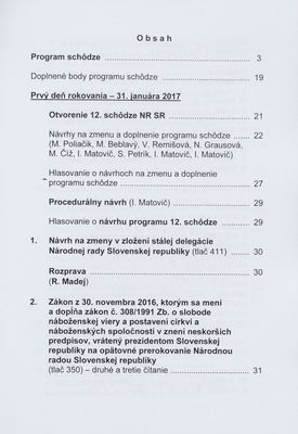 Správa o 12. schôdzi Národnej rady Slovenskej republiky : 9. rokovací deň - 14. februára 2017 : VII. volebné obdobie. [V. časť].