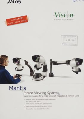 Stereo Viewing Systems.