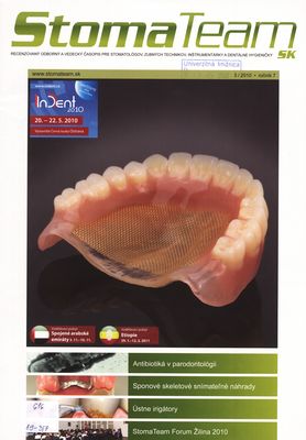 Stoma Team SK : odborný časopis pre stomatológov; zubných technikov; inštrumentárky a sestry dentálnej hygieny.