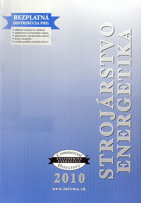 Strojárstvo, energetika 2010 : commercial engineering energetics directory.