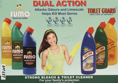 Strong Bleach & Toilet Cleaner.
