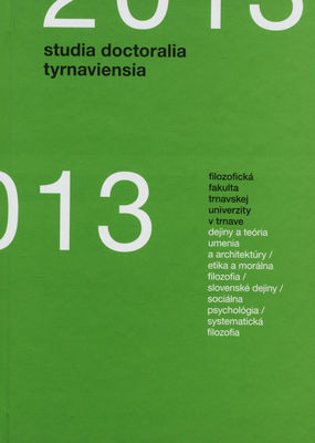 Studia doctoralia Tyrnaviensia 2014 /