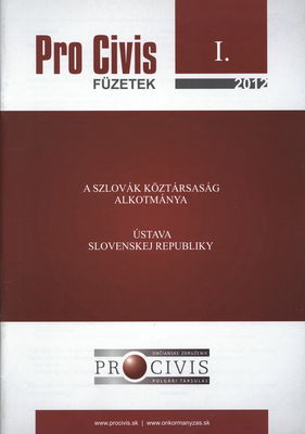 Szlovák Köztársaság alkotmánya /