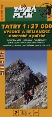 Tatry Vysoké a Belianske, slovenské a poľské : turistická mapa /