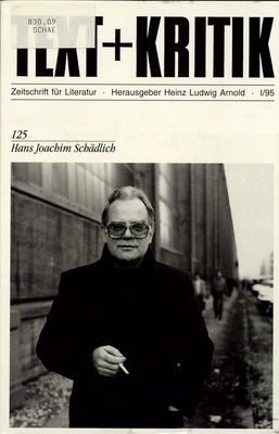 Text + Kritik : Zeitschrift für Literatur. Heft 125, Hans Joachim Schädlich /