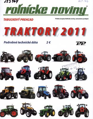 Traktory. : roľnícke noviny /
