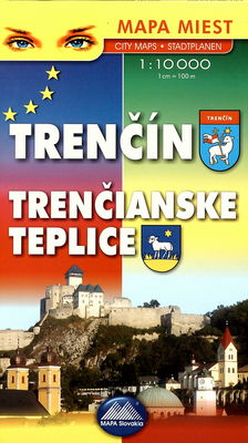 Trenčín ; Trenčianske Teplice mapa miest.