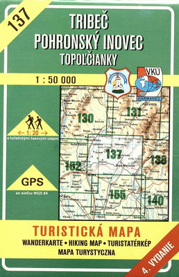 Tribeč ; Pohronský Inovec ; Topoľčianky turistická mapa /
