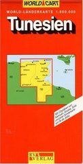 Tunesien. : World-Länderkarte 1:800 000.