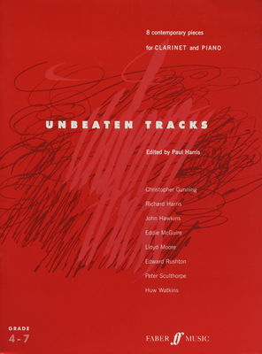 Unbeaten tracks 8 contemporary pieces for clarinet and piano /