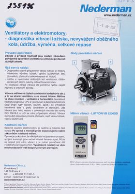 Ventilátory a elektromotory.