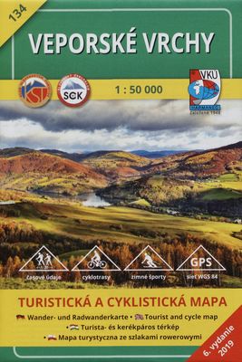 Veporské vrchy turistická a cykloturistická mapa /