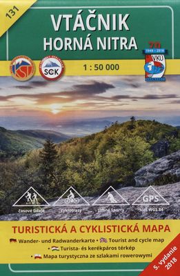Vtáčnik ; Horná Nitra : turistická a cykloturistická mapa /
