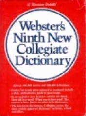 Webster`s ninth new collegiate dictionary.