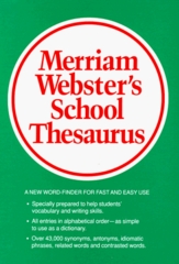 Webster`s schools theasaurus