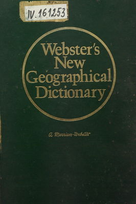 Webster´s new geographical dictionary