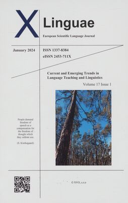 XLinguae : European scientific language journal.