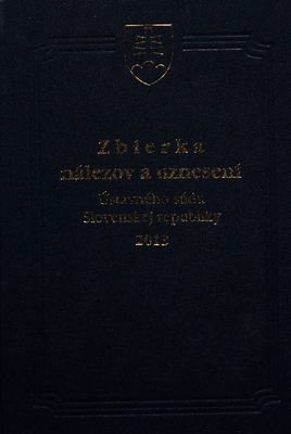 Zbierka nálezov a uznesení Ústavného súdu Slovenskej republiky 2013.